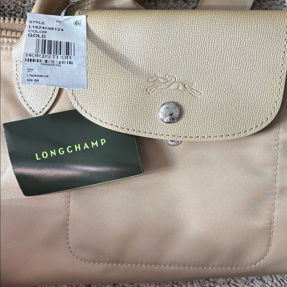 Longchamp Large Foldable Travel Tote in Beige - Picture 5 of 14